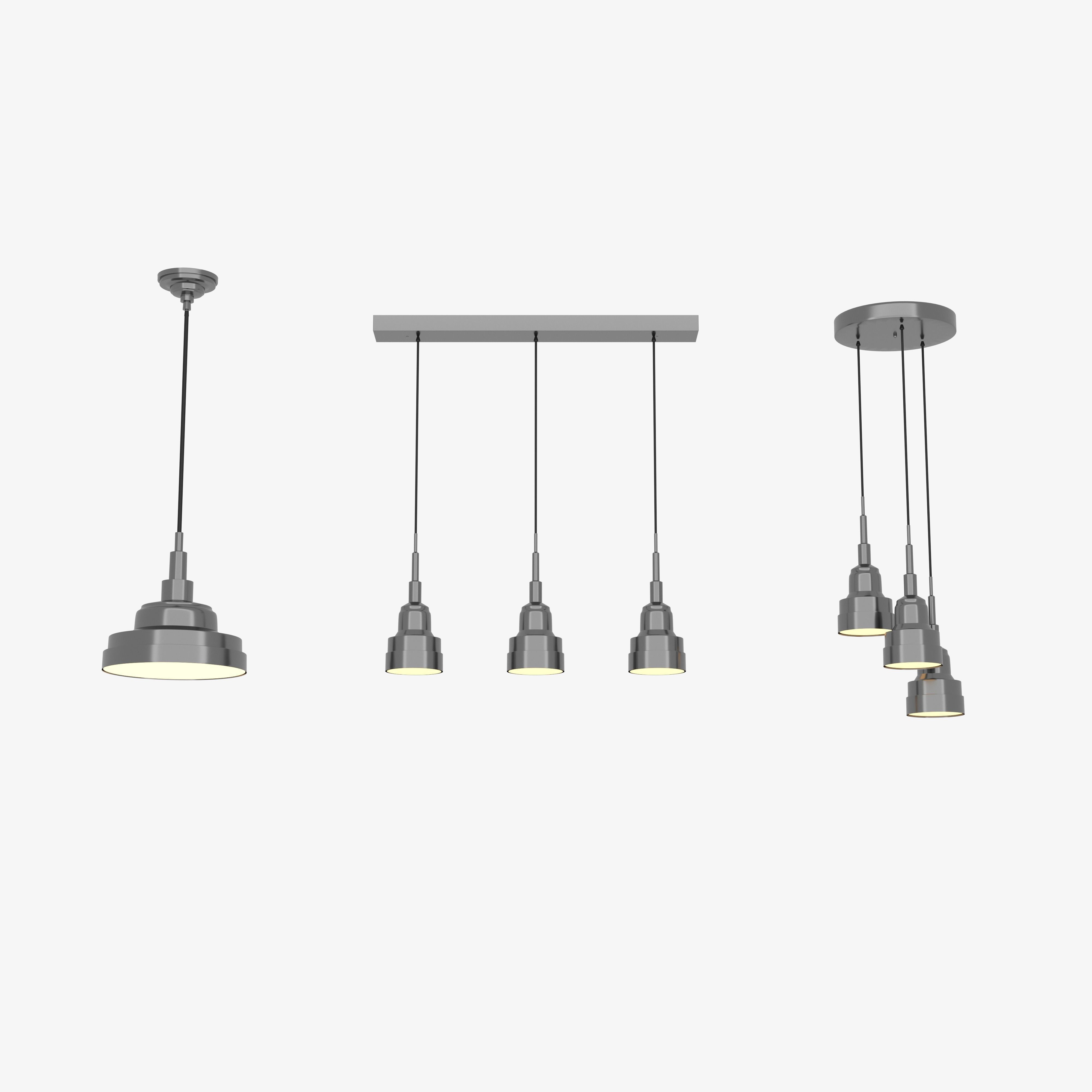 28 Modern Chandeliers Categorized 3D model_5