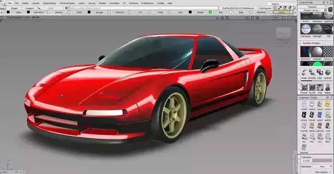 Honda NSX Alias 3d Model 3D model