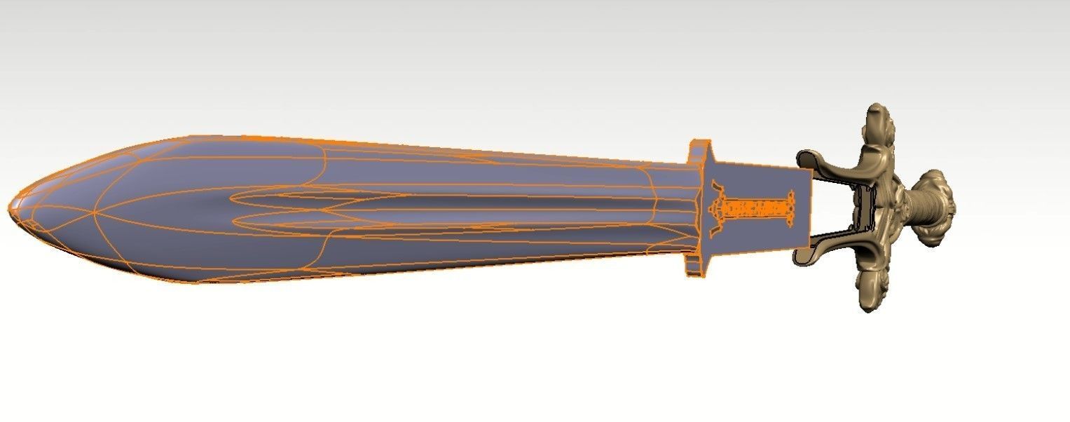 Conan Sword Atlantean 3D print model_6