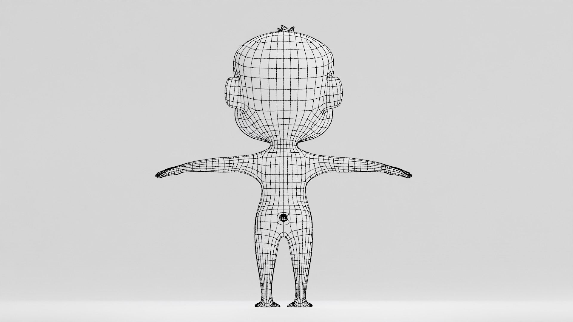 Cartoon Monkey Rigged and Animated Low-poly 3D model_17