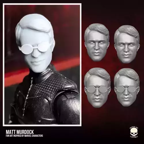 Matt Murdock Daredevil Fan Art 3D printable For Action Figures