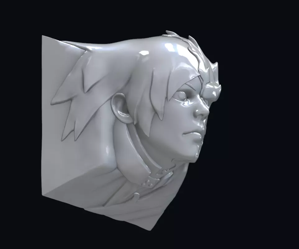 The button key 3D print model_0