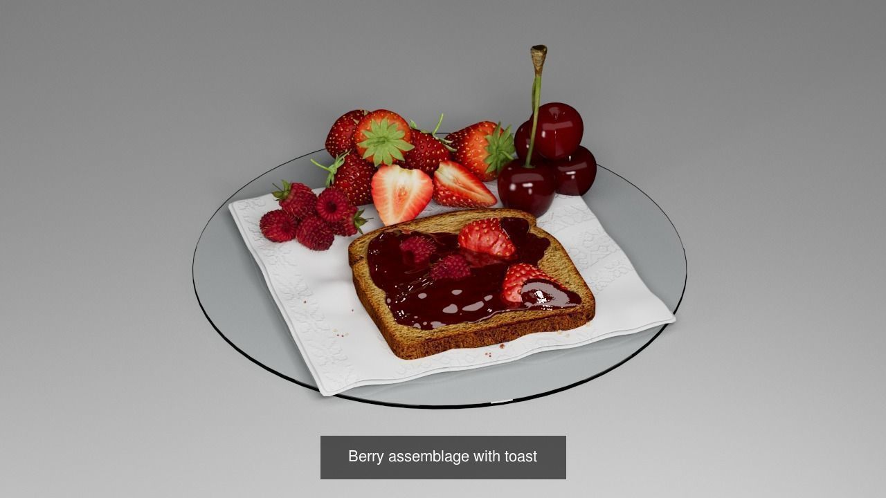 On the plate 3D Model Collection_24