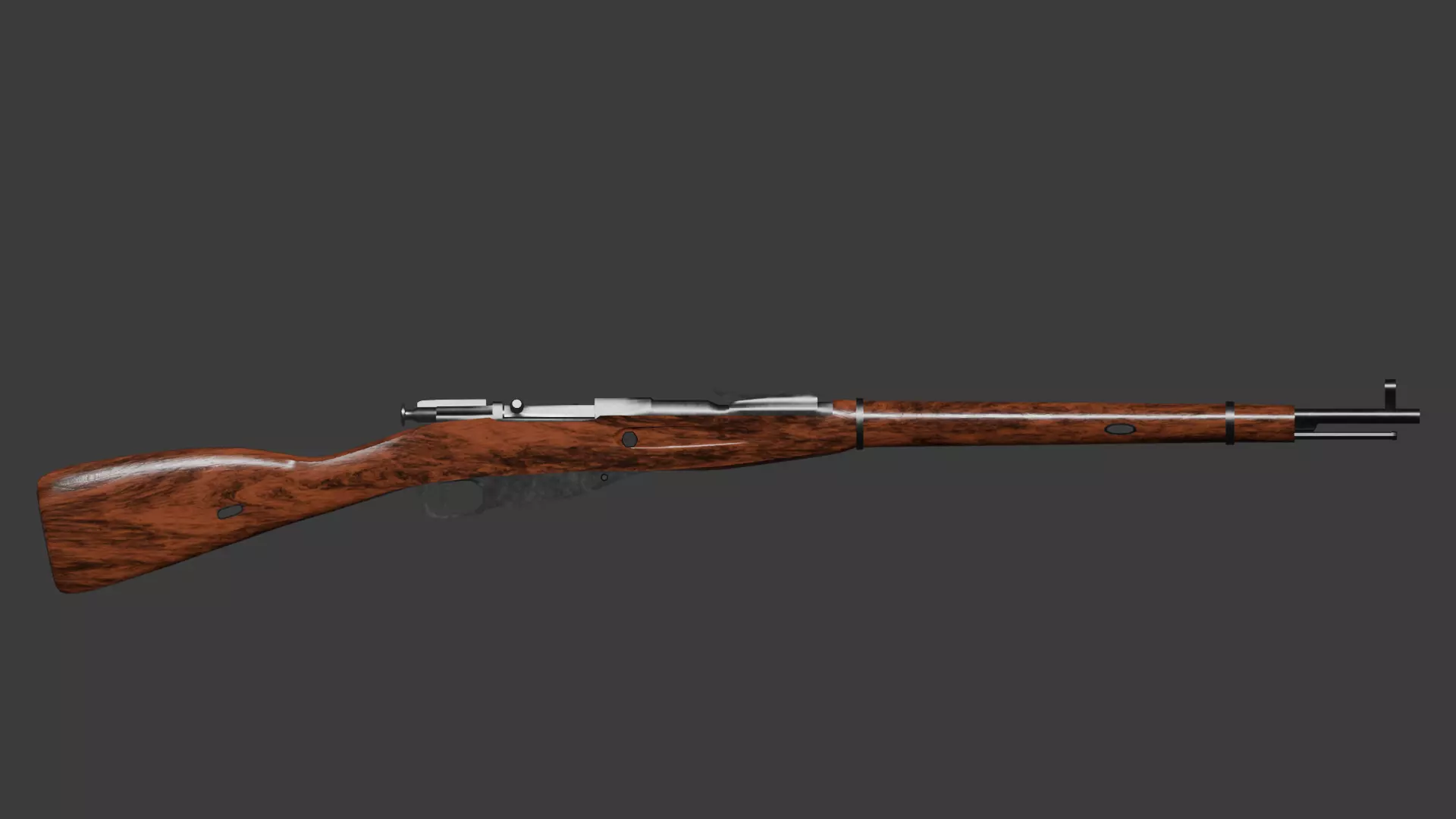 WW2 Mosin Nagant - Game Ready Free low-poly 3D model