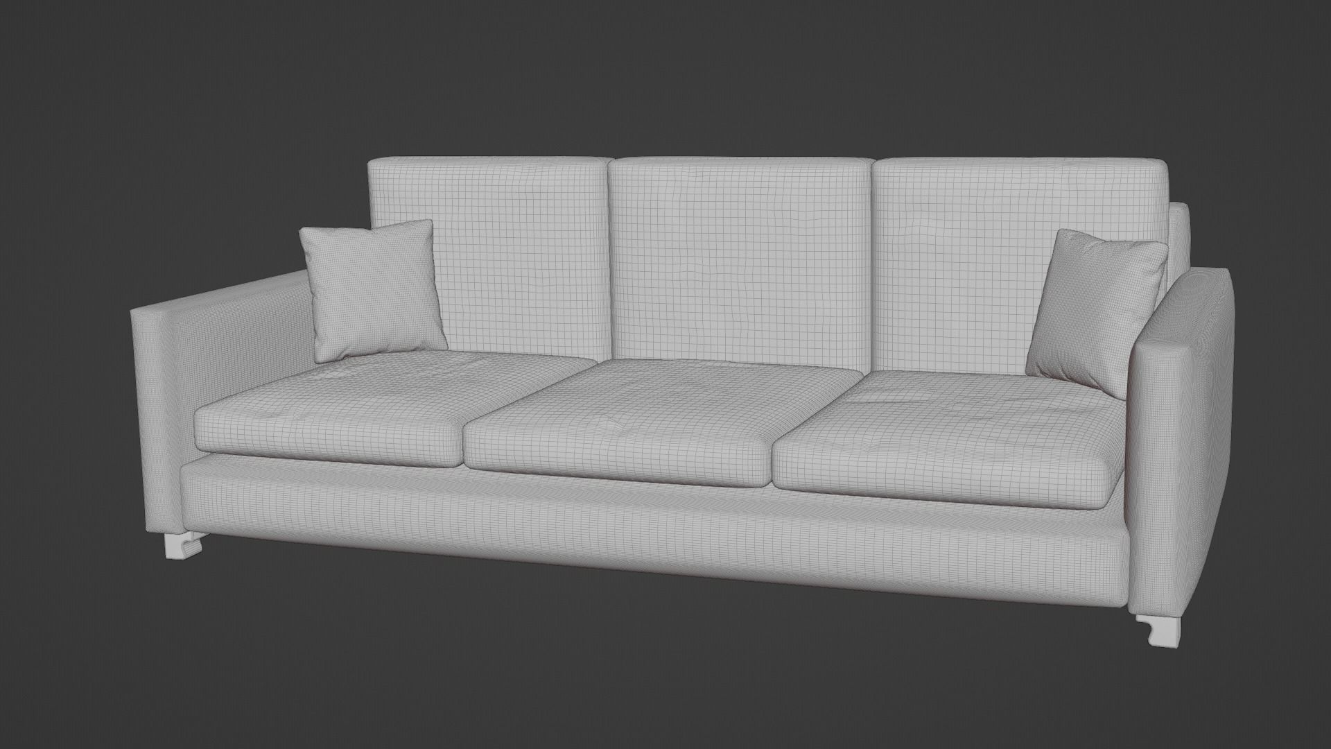 Sofa Realistic 3D Model 3D model_4