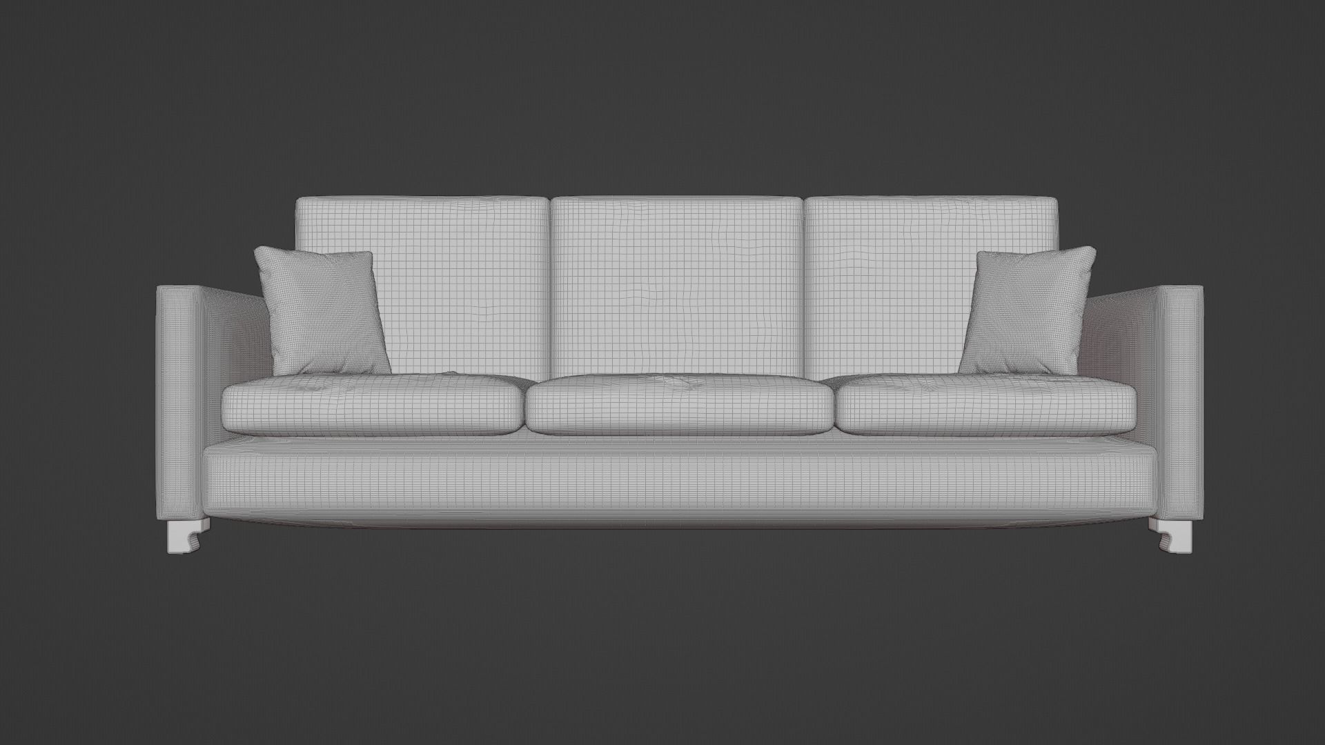 Sofa Realistic 3D Model 3D model_7
