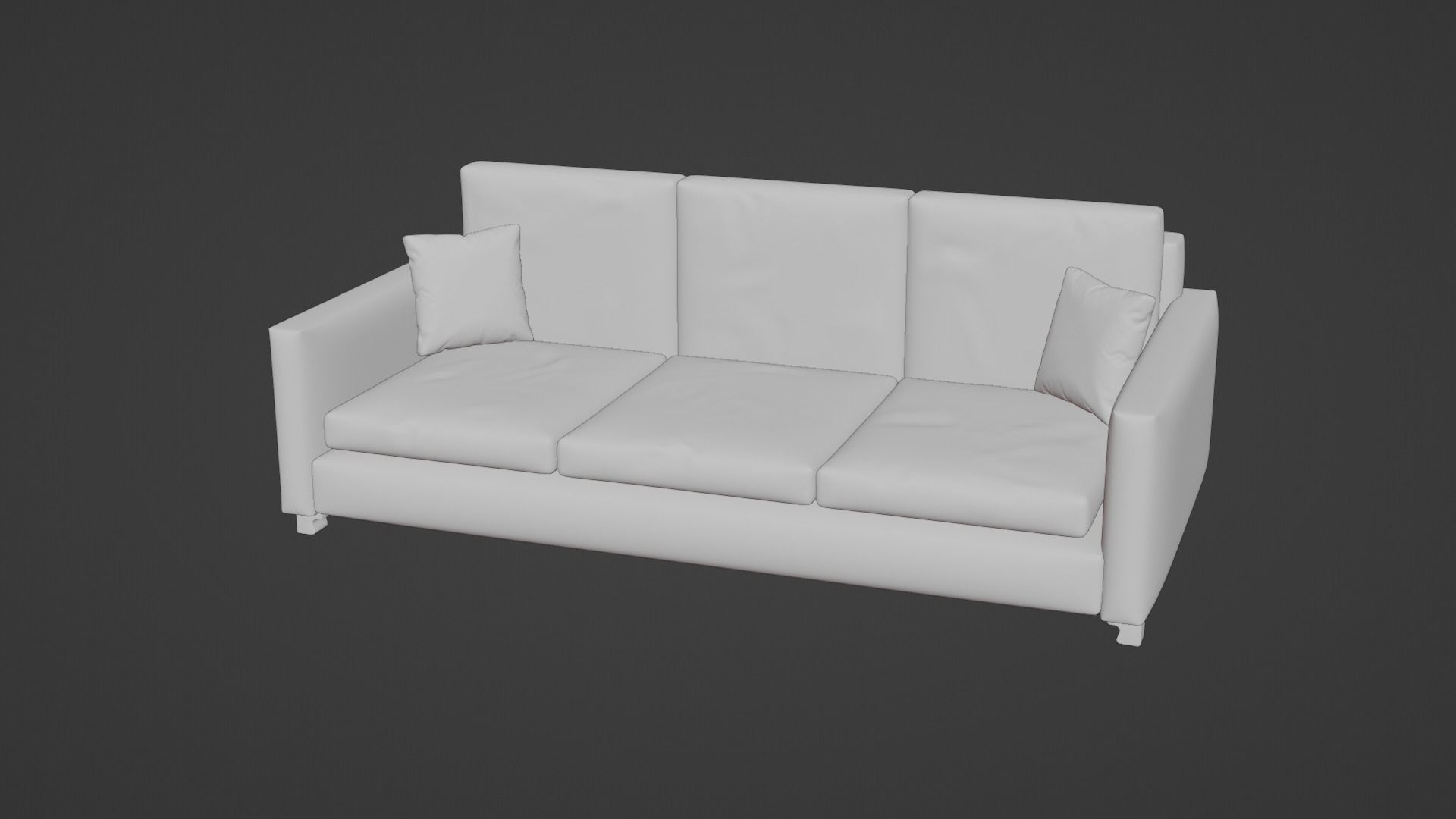 Sofa Realistic 3D Model 3D model_3