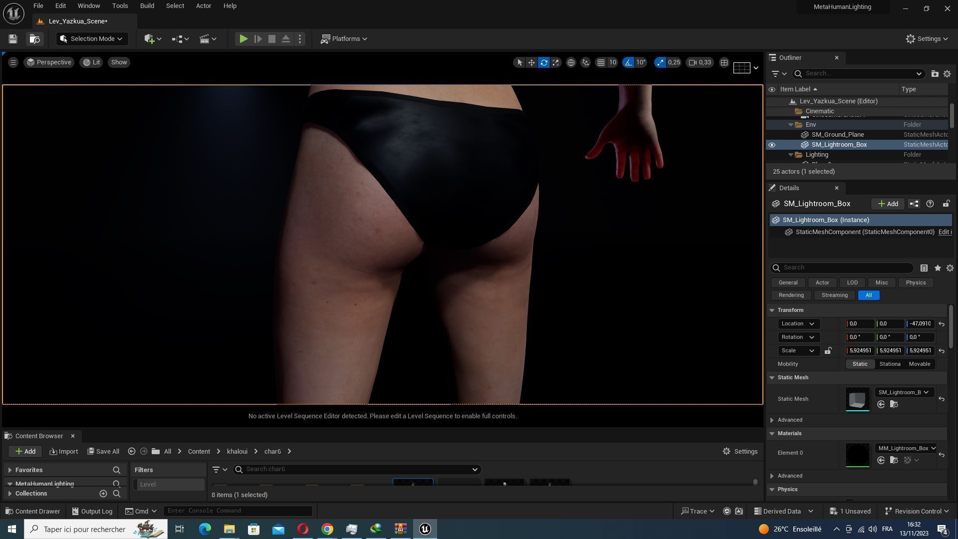 Asian Woman Base Shape Clean Low-poly 3D model_42