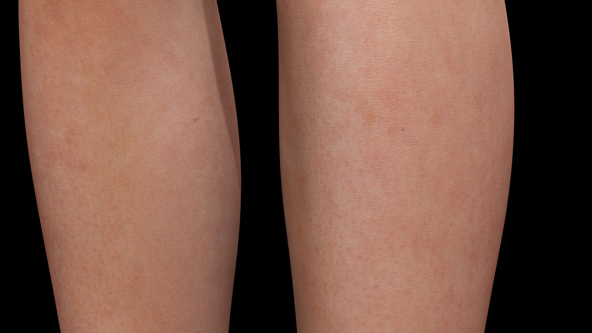 Asian Woman Base Shape Clean Low-poly 3D model_24