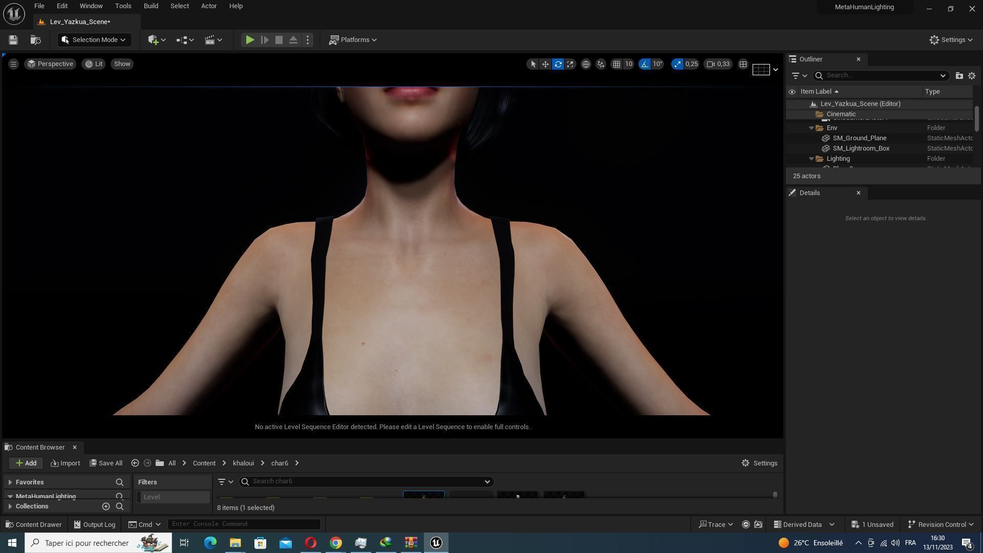 Asian Woman Base Shape Clean Low-poly 3D model_39