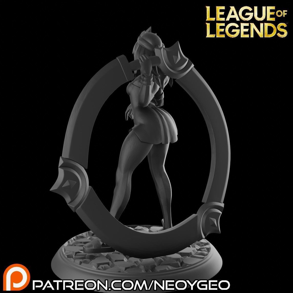 QIYANA - LEAGUE OF LEGENDS 3D print model_1