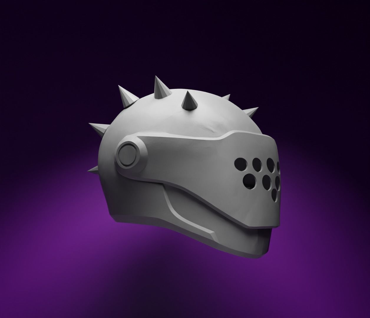 Fortnite Rush Helmet Cosplay Armor - Inferno Costume Helmet 3D print model_28