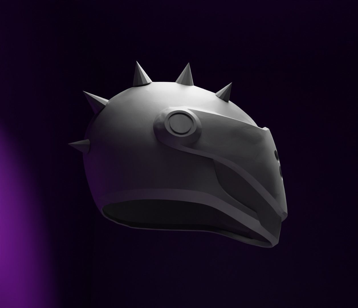 Fortnite Rush Helmet Cosplay Armor - Inferno Costume Helmet 3D print model_21