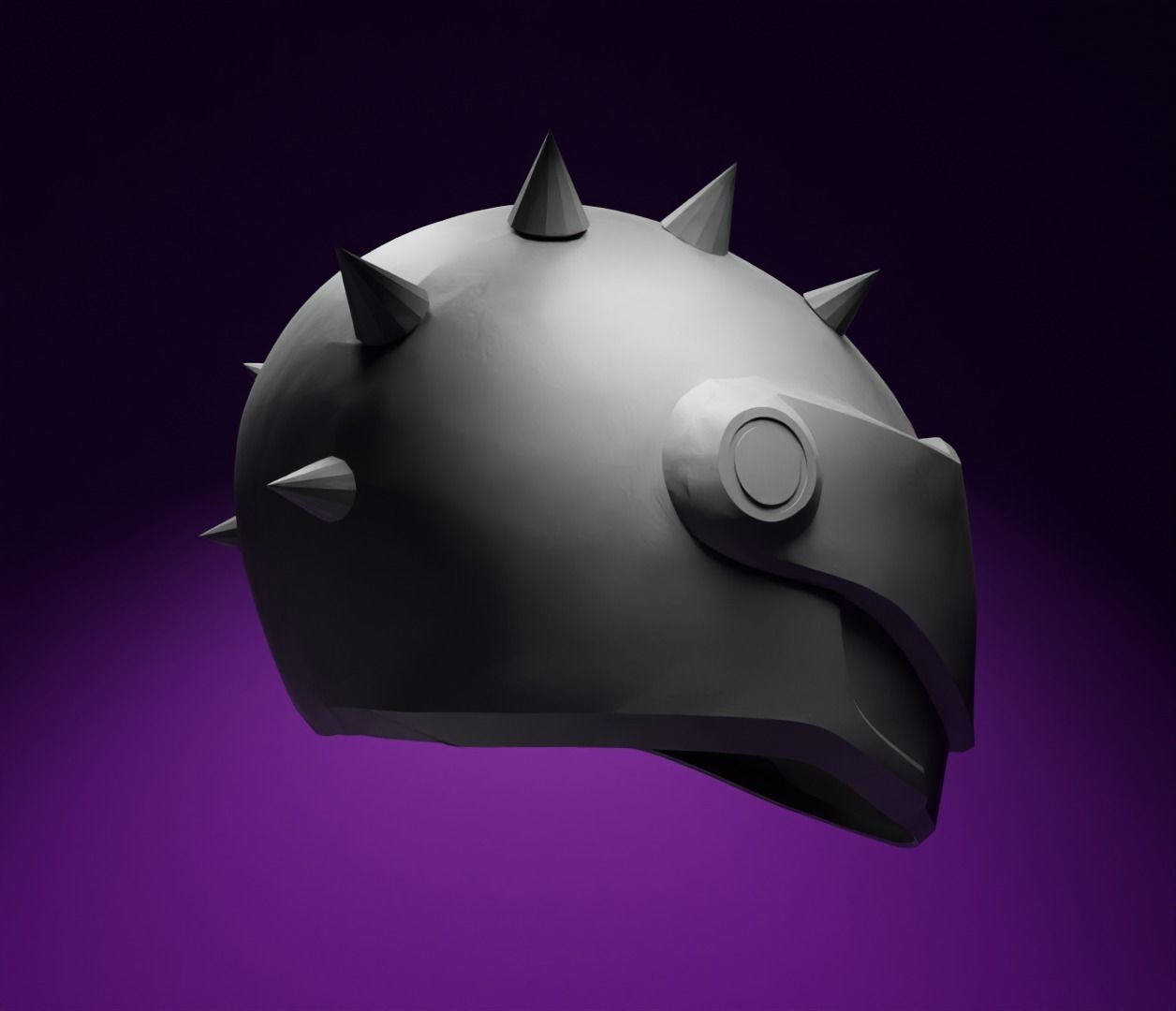 Fortnite Rush Helmet Cosplay Armor - Inferno Costume Helmet 3D print model_2