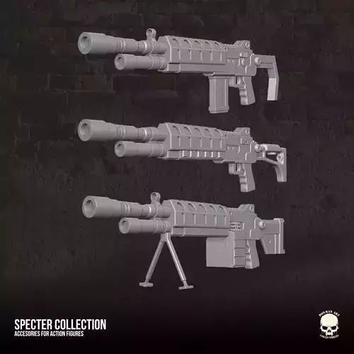 Specter Collection 3D printable files for Action Figures