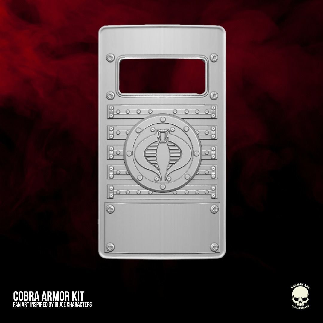 Cobra Armor Fan Art Kit 3D printable File For Action Figures 3D print model_23