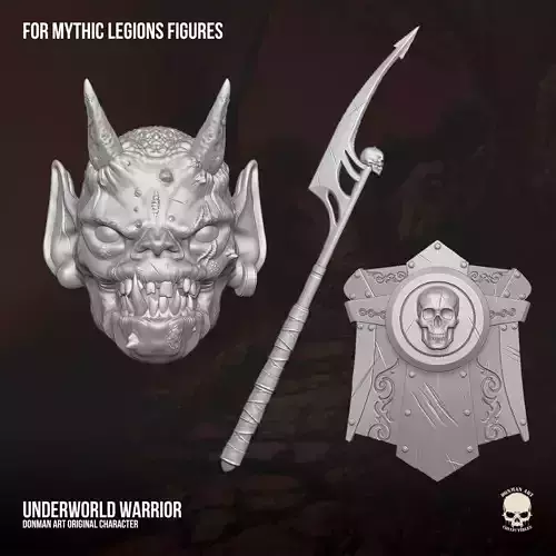 Underworld kit Mythic Legions 3D printable For Action Figures
