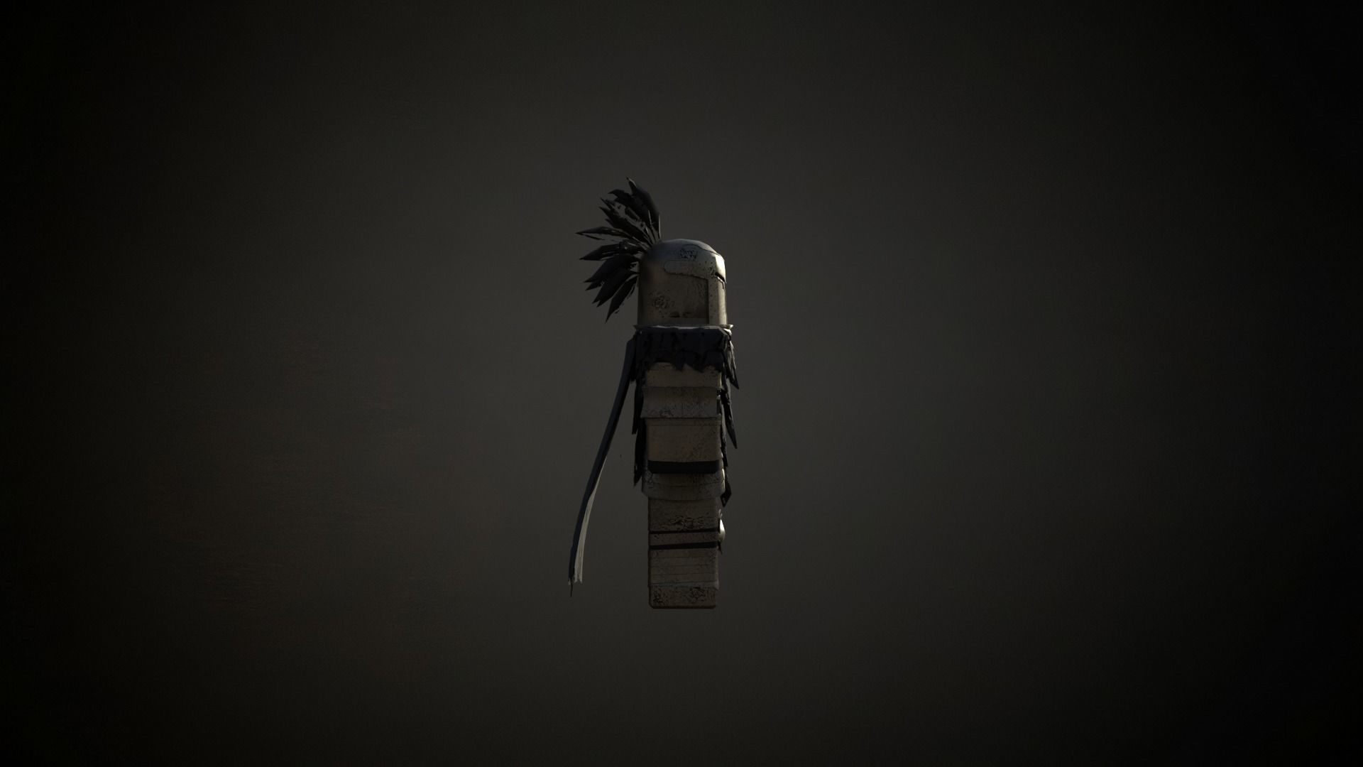 Roblox r6 knight armor model Low-poly 3D model_8