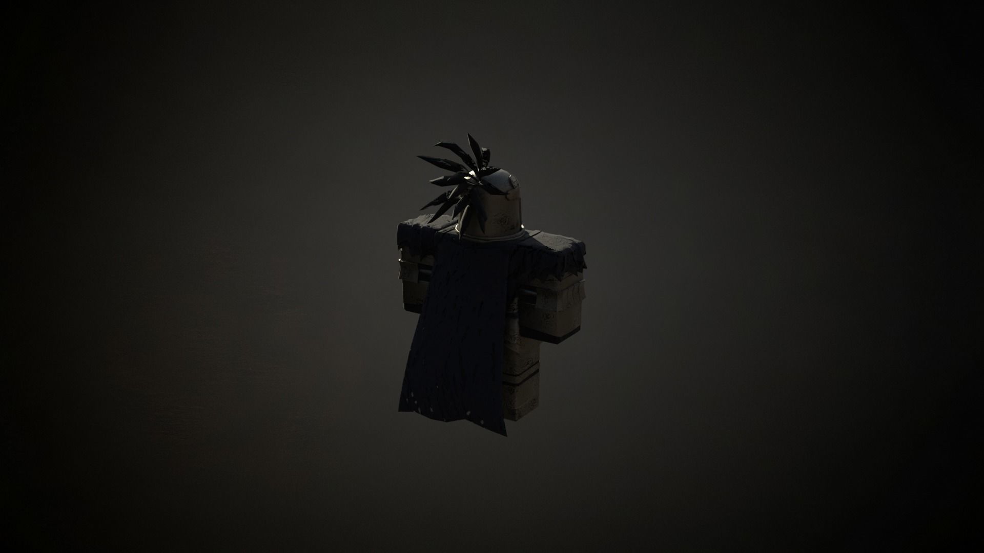 Roblox r6 knight armor model Low-poly 3D model_7