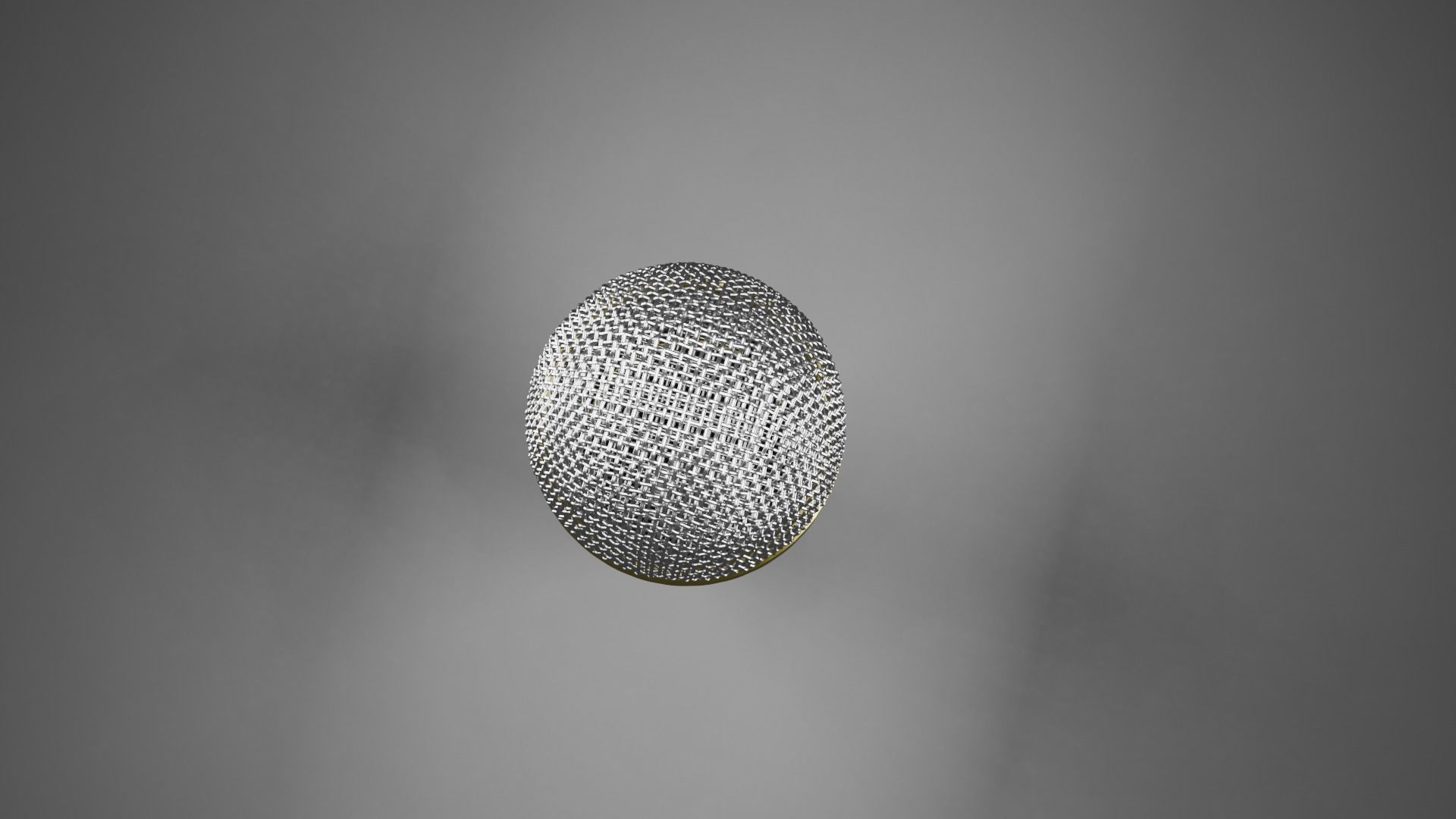 3D Microphone Low-poly 3D model_3