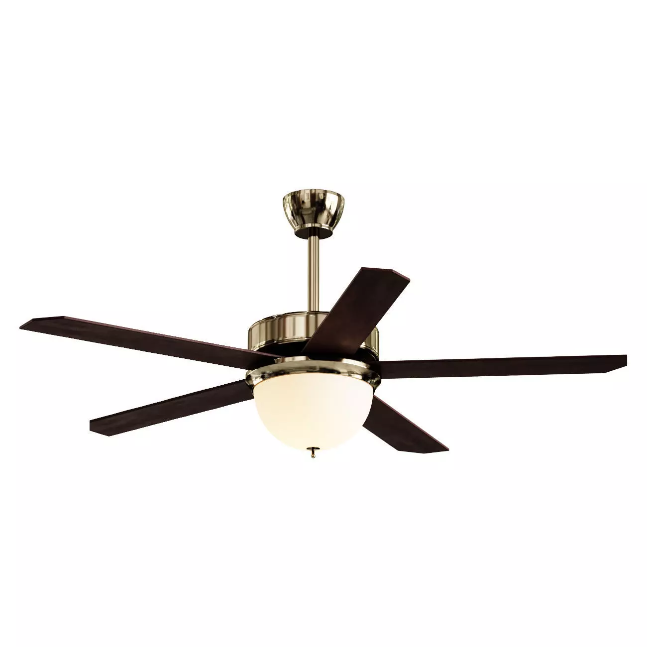Breezelux modern Energy Saving 52 inch Ceiling Fan With LED 3D model_0