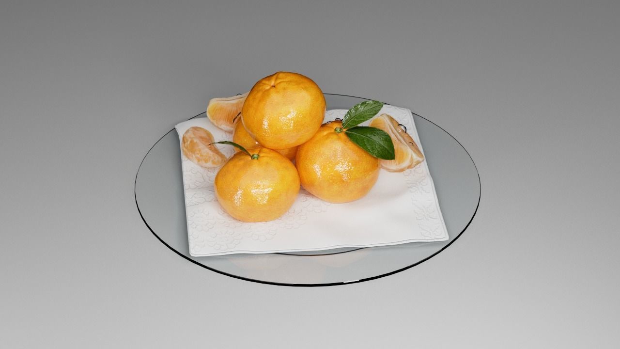 Mandarin 3D model_11