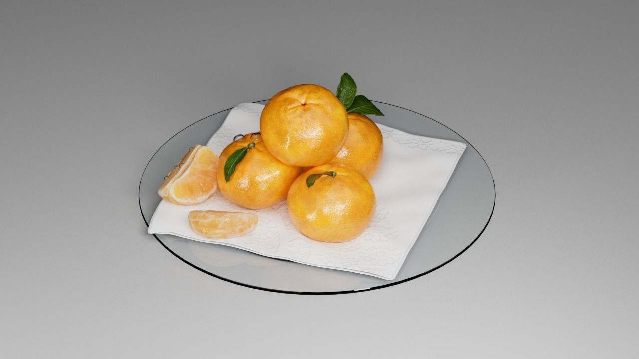 Mandarin 3D model_14