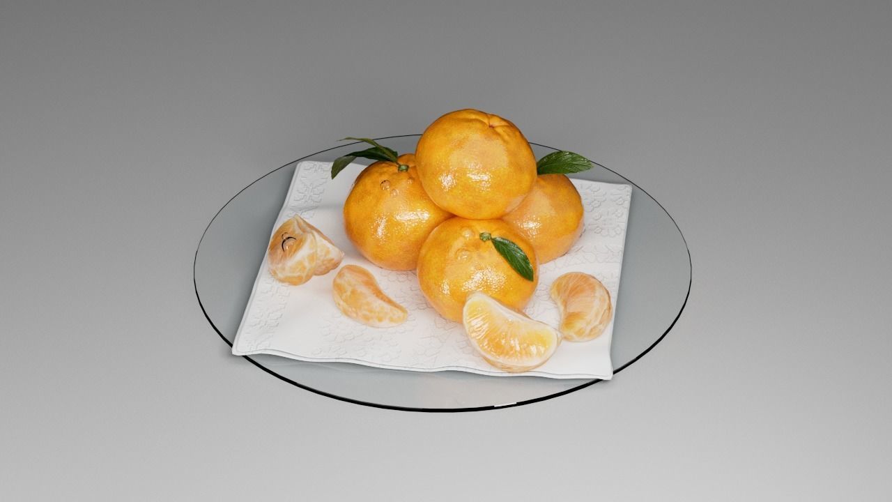Mandarin 3D model_20