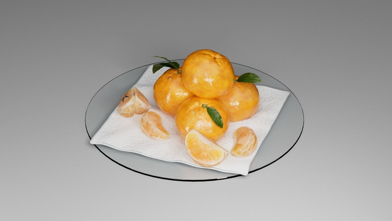 Mandarin 3D model_19