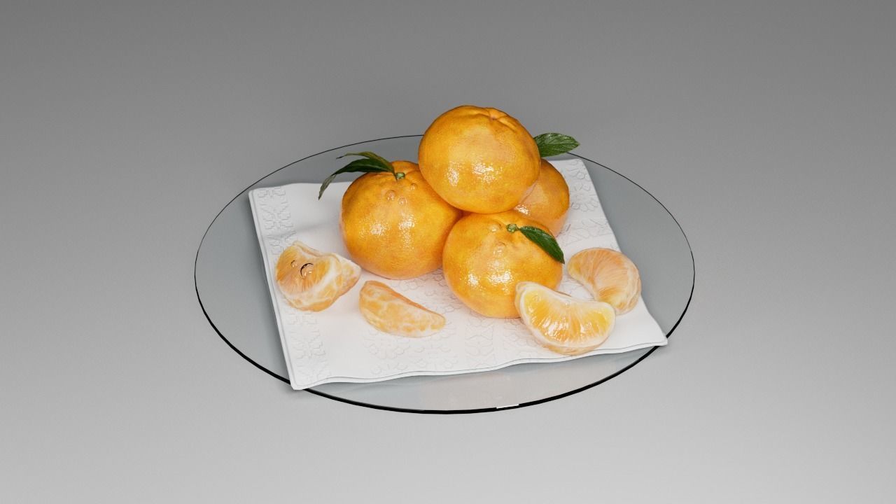 Mandarin 3D model_22