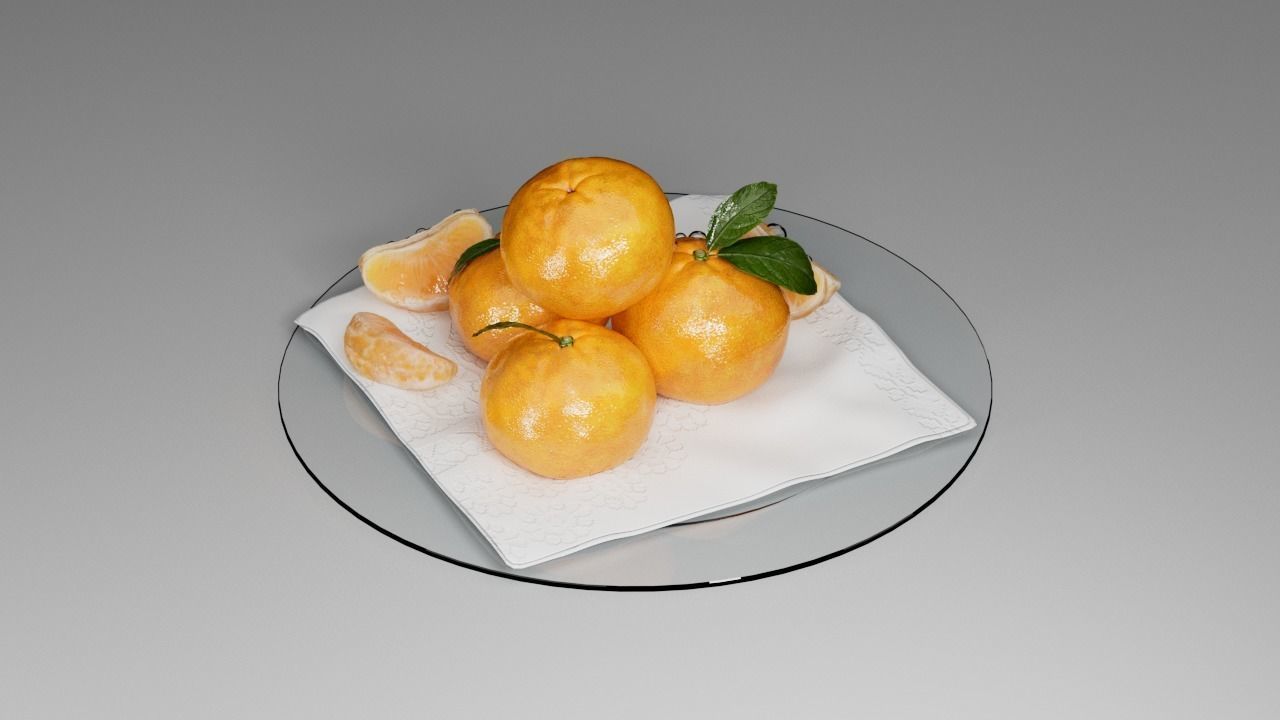Mandarin 3D model_12