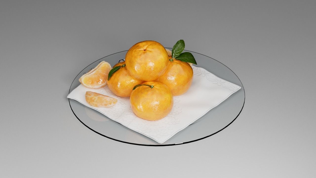 Mandarin 3D model_13