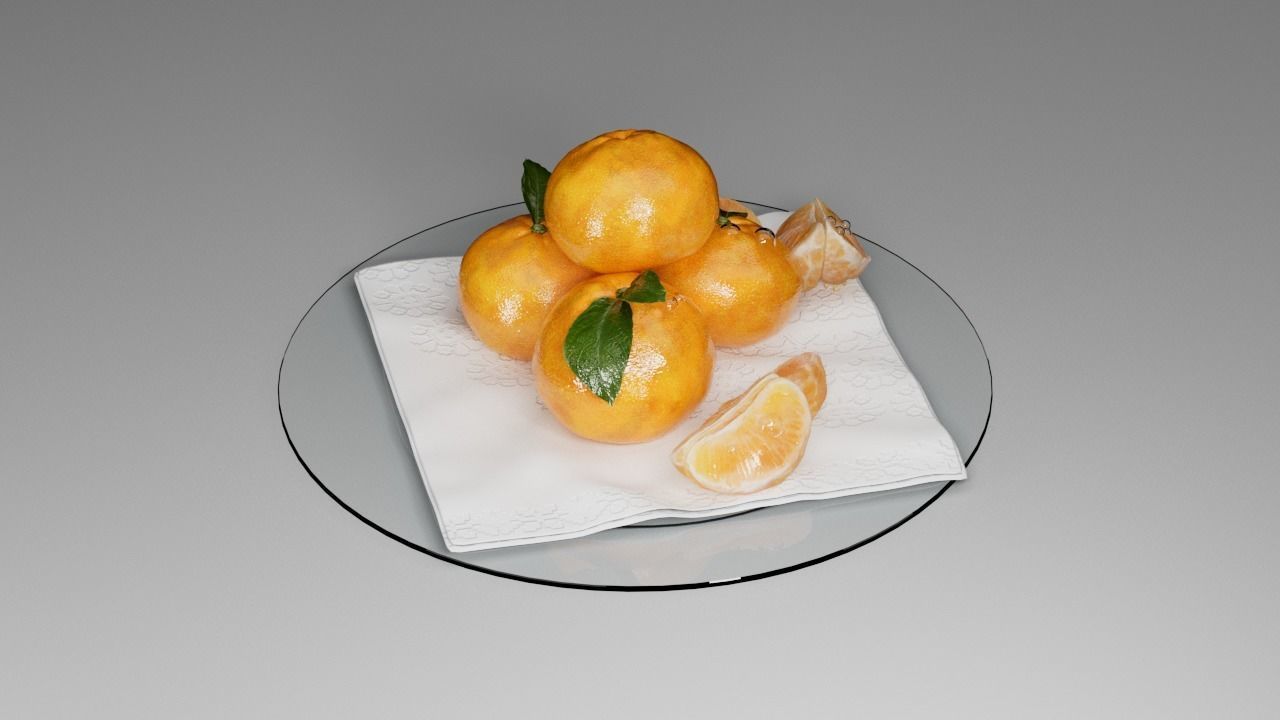 Mandarin 3D model_7
