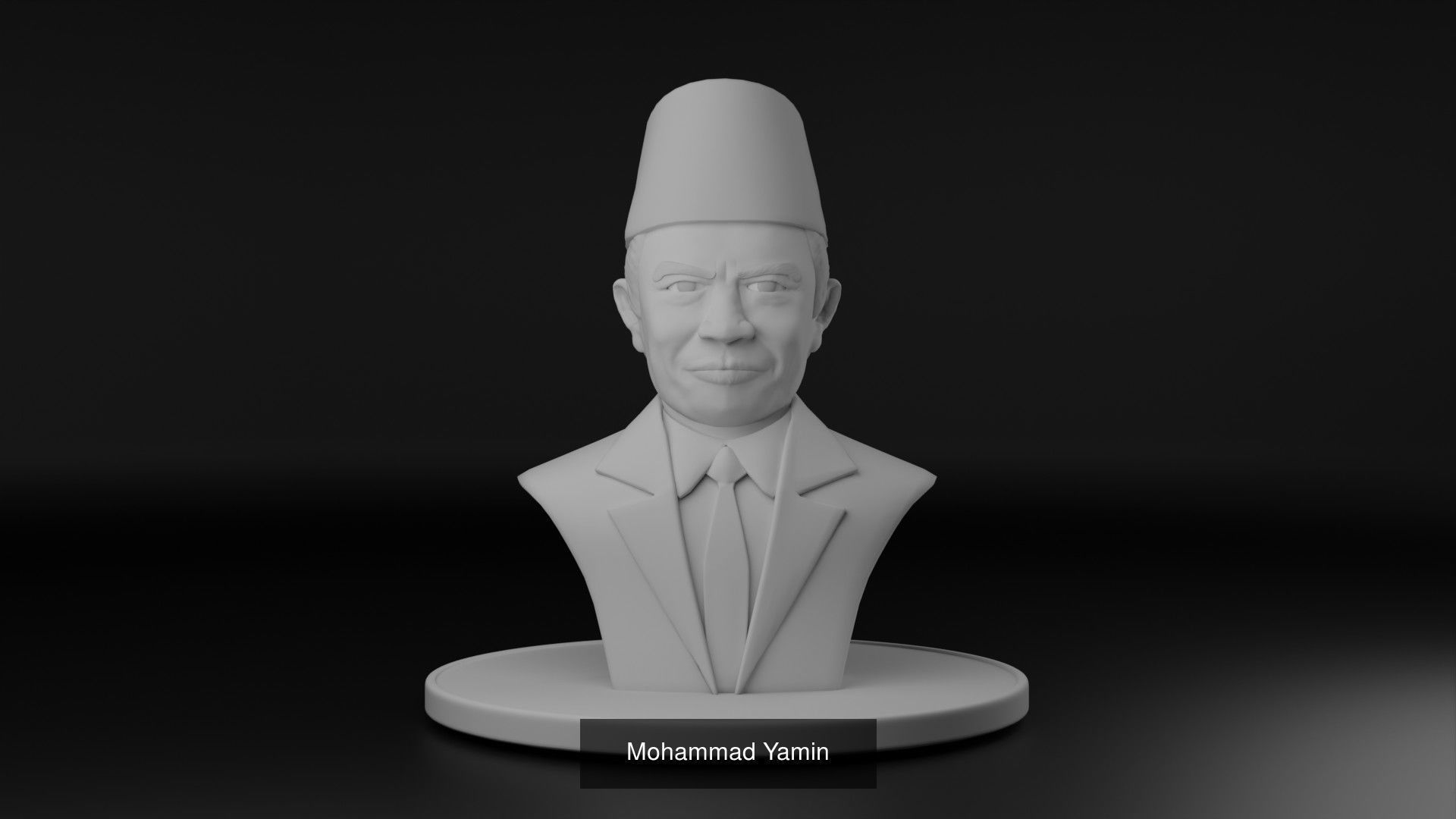 Indonesia former figure president politician general activist 3D Model Collection_16
