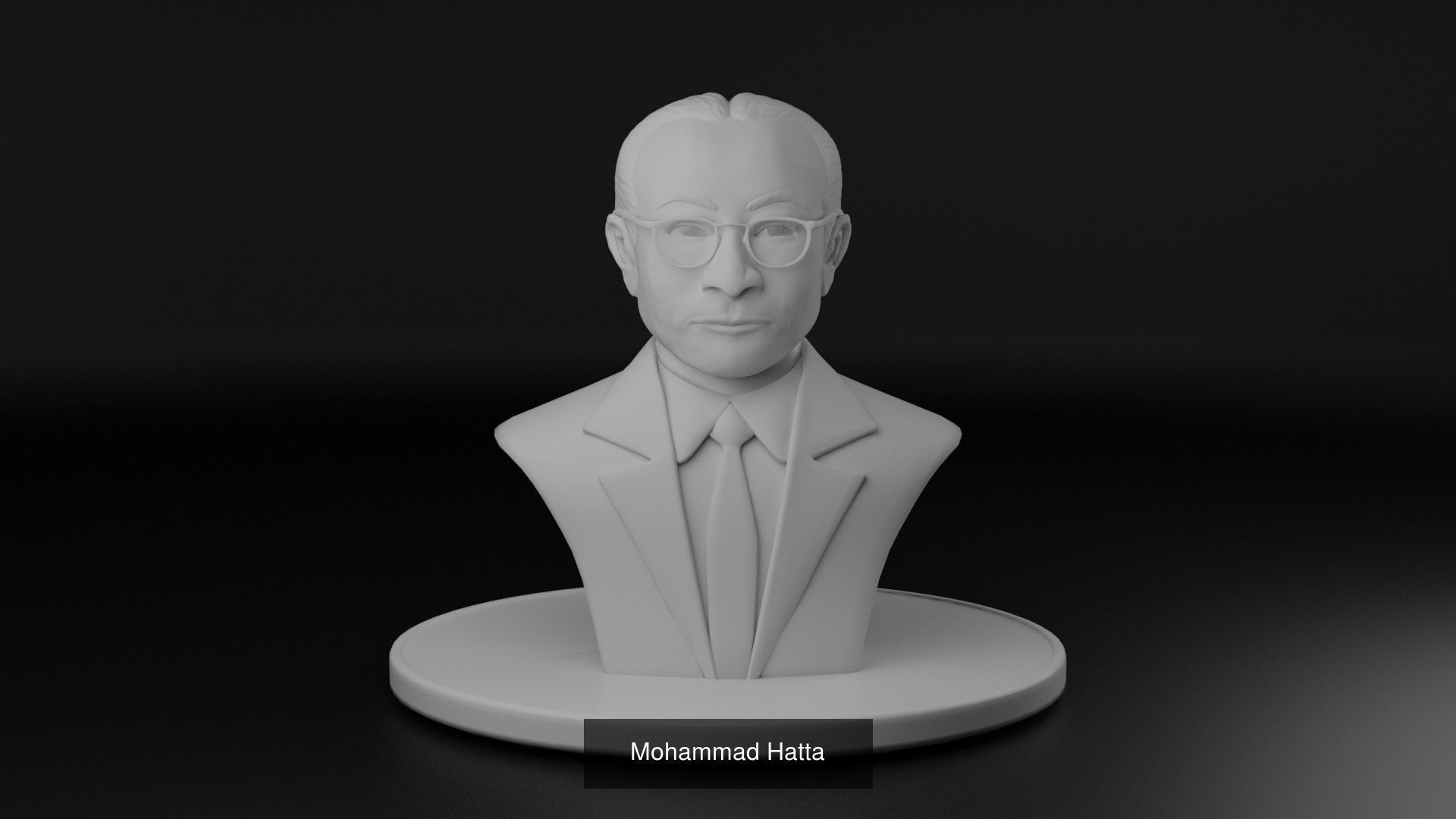 Indonesia former figure president politician general activist 3D Model Collection_8