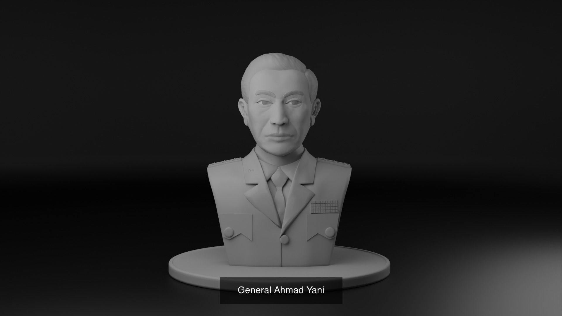 Indonesia former figure president politician general activist 3D Model Collection_22
