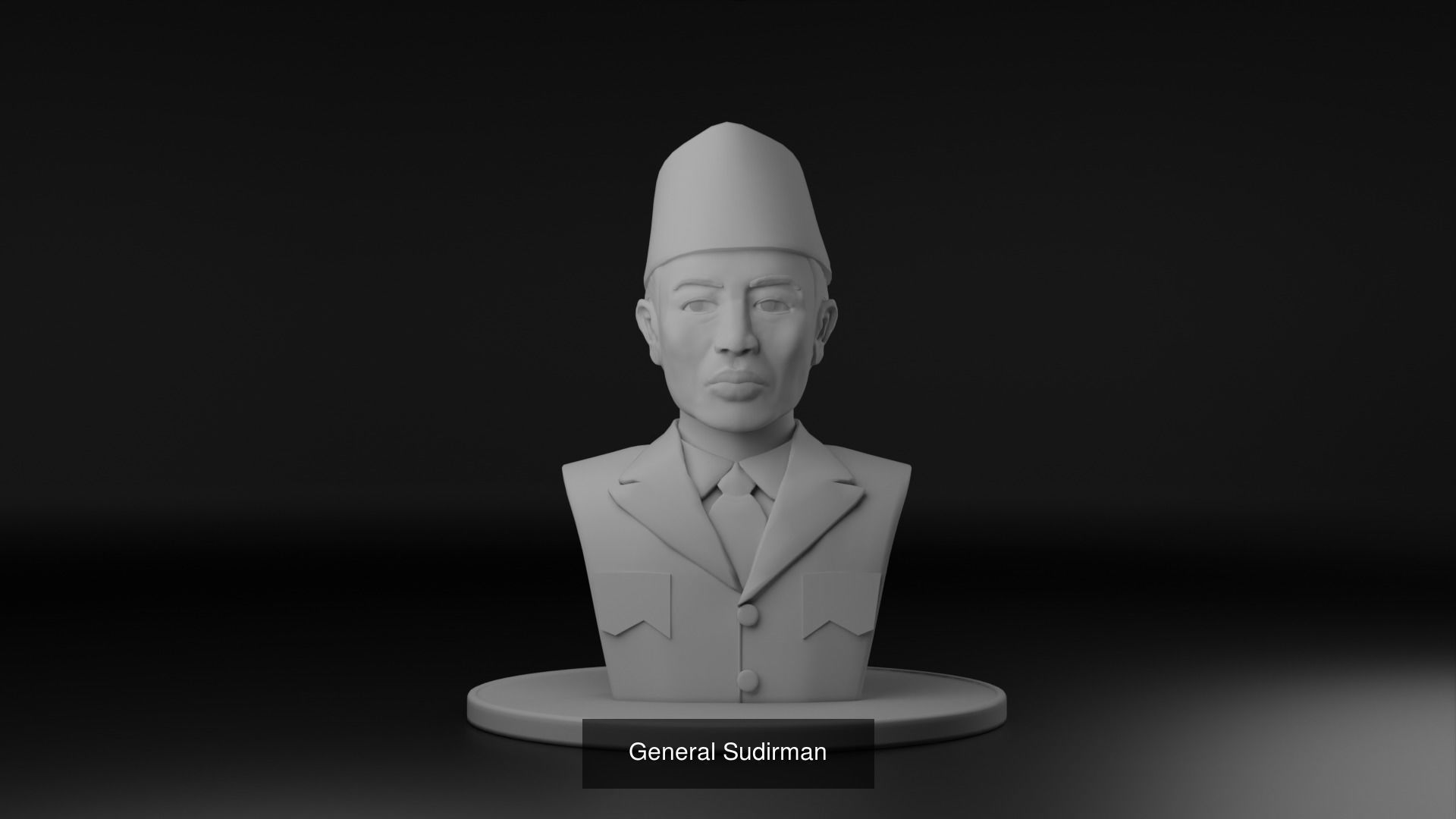 Indonesia former figure president politician general activist 3D Model Collection_12