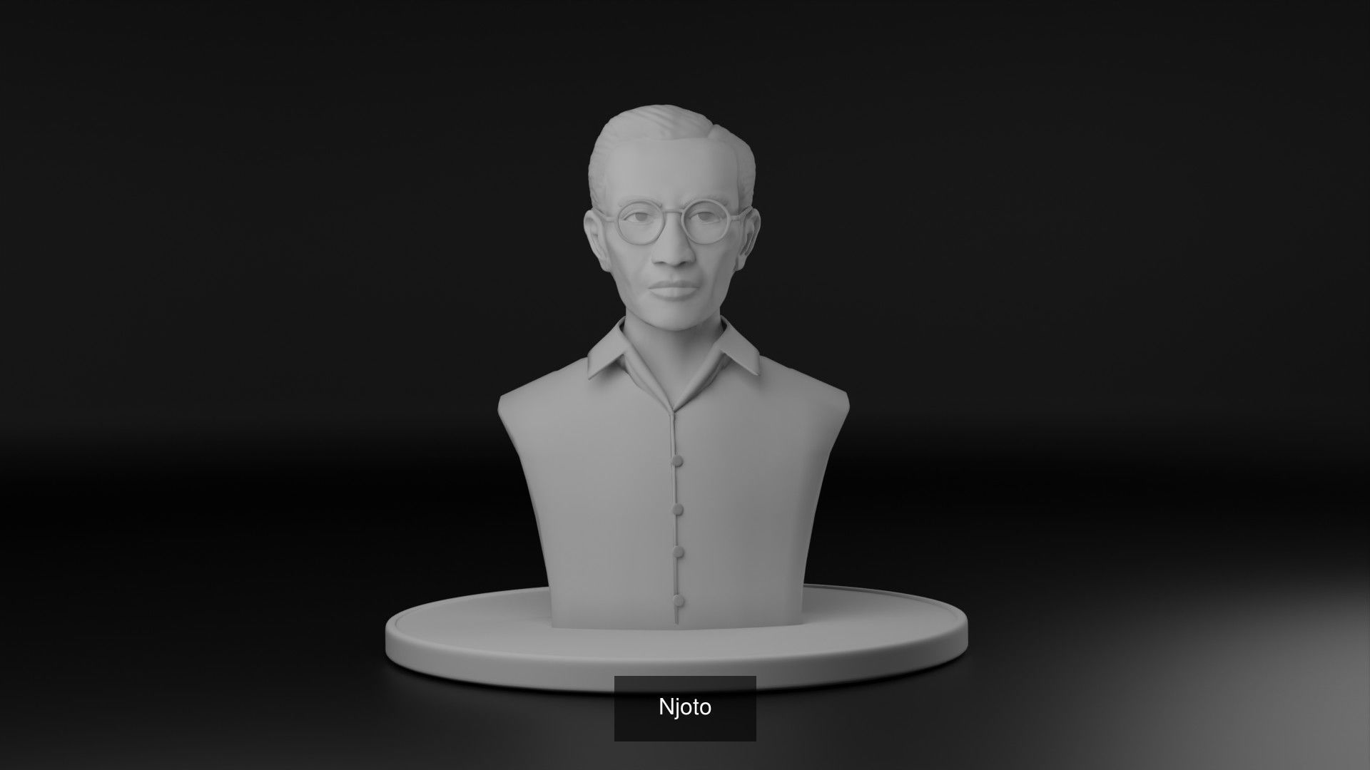 Indonesia former figure president politician general activist 3D Model Collection_18