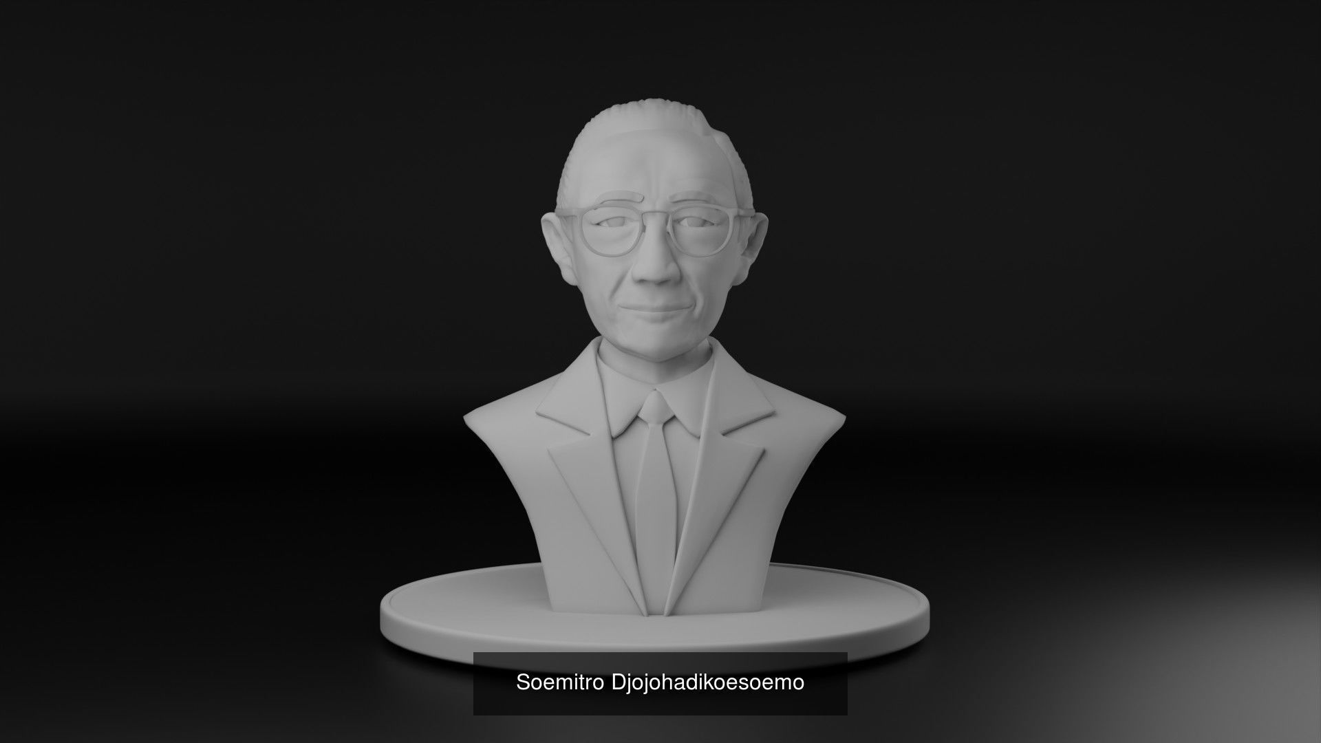 Indonesia former figure president politician general activist 3D Model Collection_15