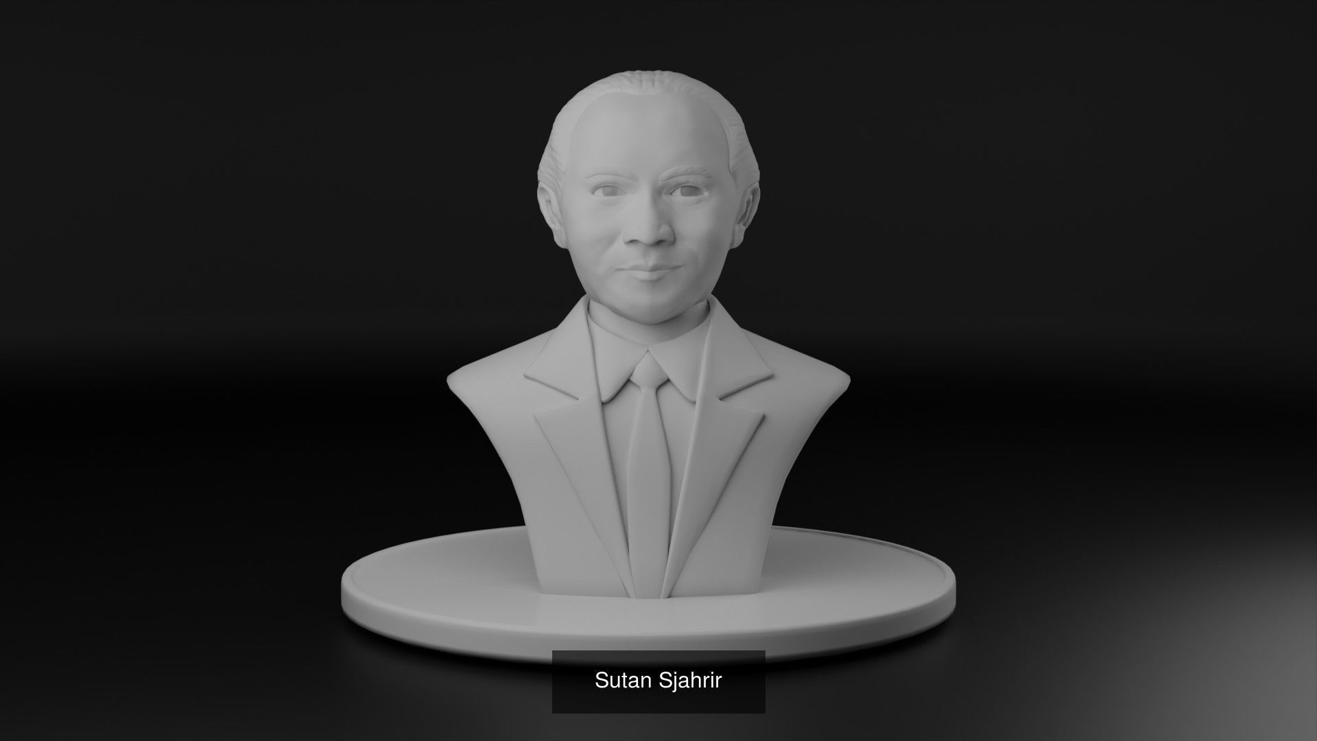 Indonesia former figure president politician general activist 3D Model Collection_9
