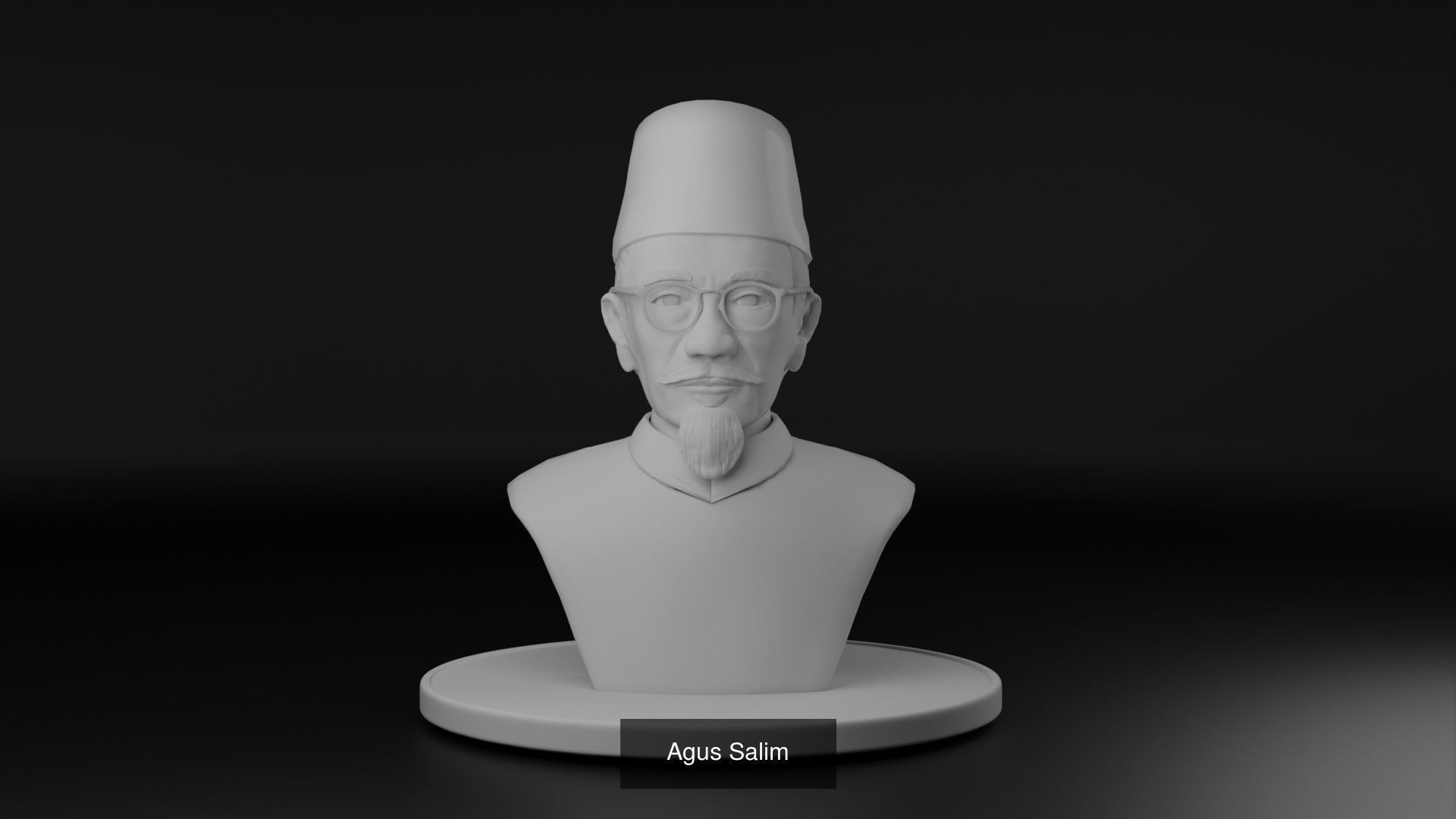 Indonesia former figure president politician general activist 3D Model Collection_13