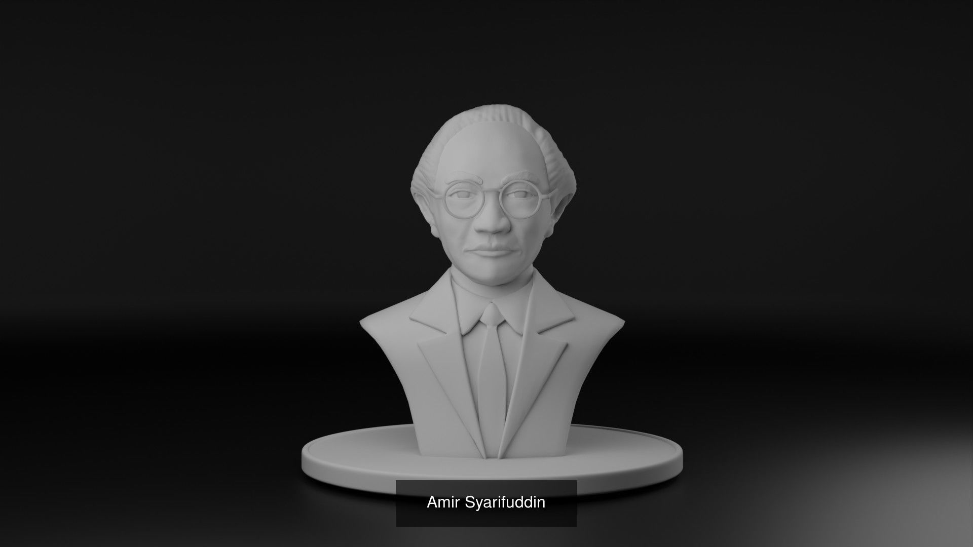 Indonesia former figure president politician general activist 3D Model Collection_14