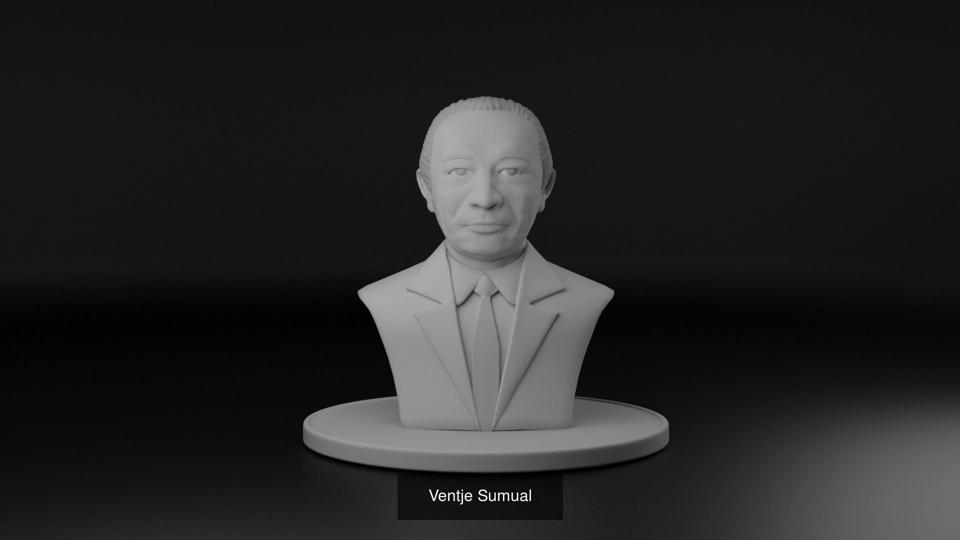 Indonesia former figure president politician general activist 3D Model Collection_24