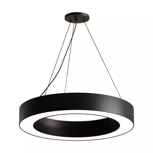 Black acrylic ring chandelier pendant lamp round chandelier