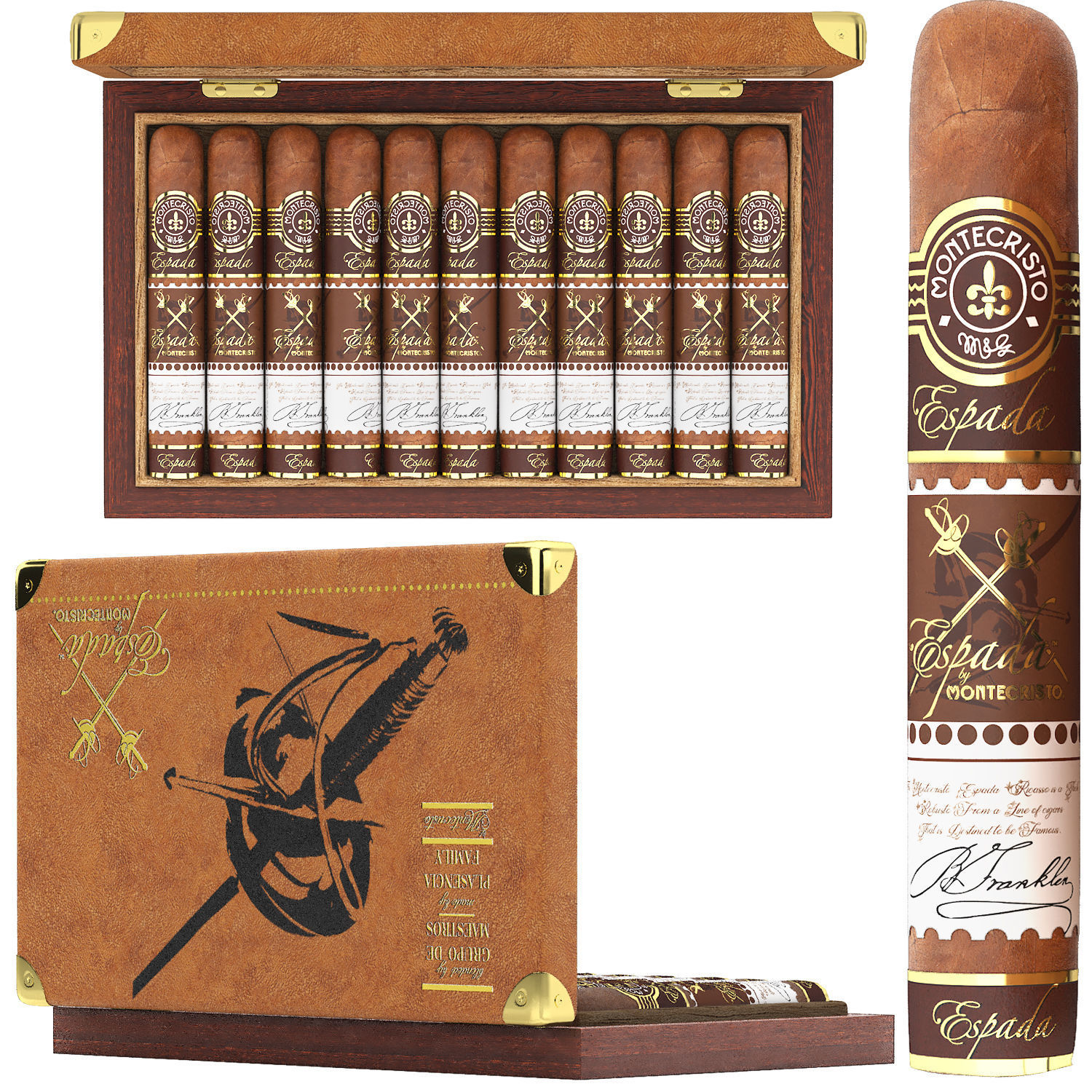 montecristo cigars espada box 3D model_3