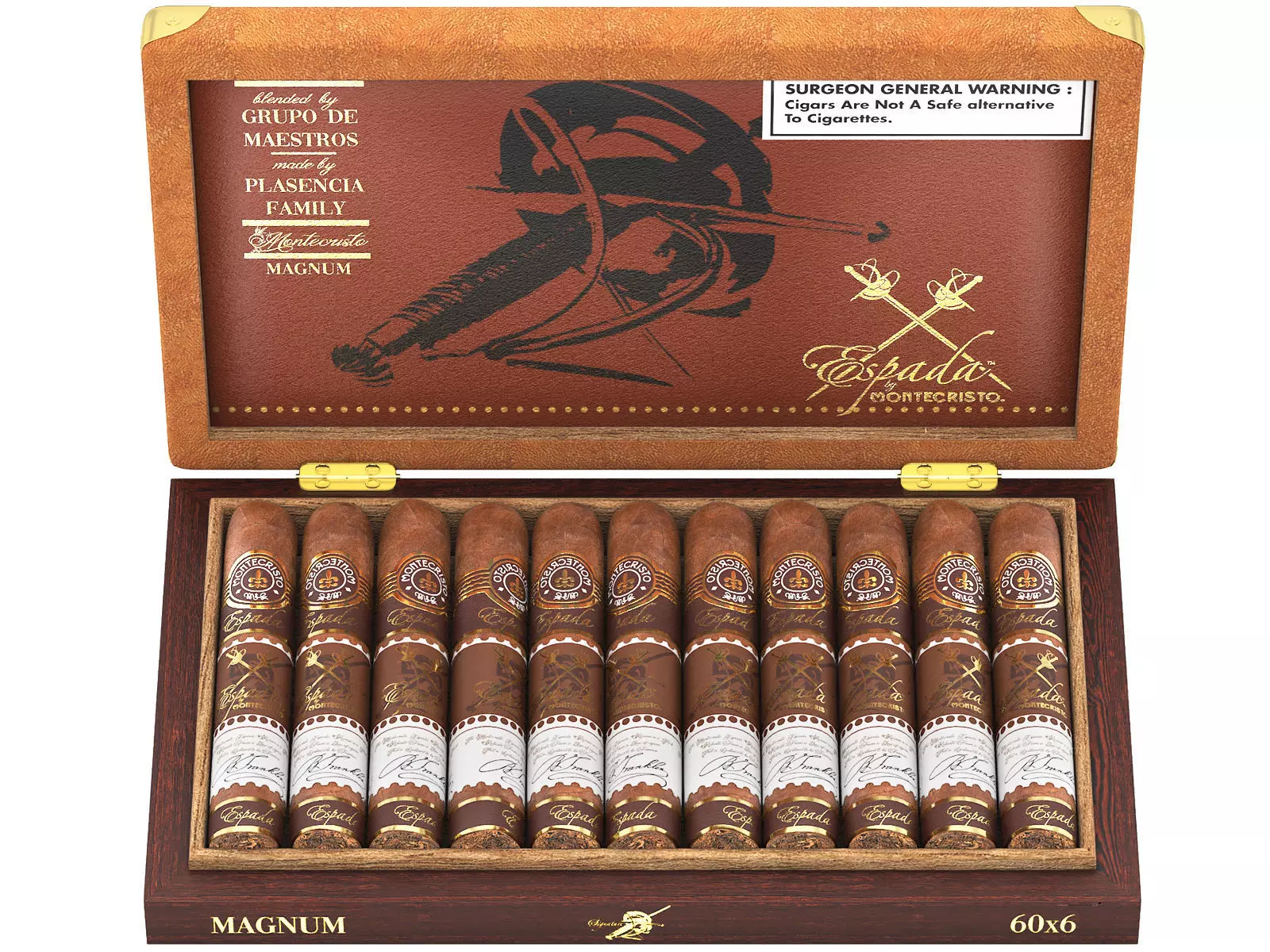 montecristo cigars espada box 3D model_0