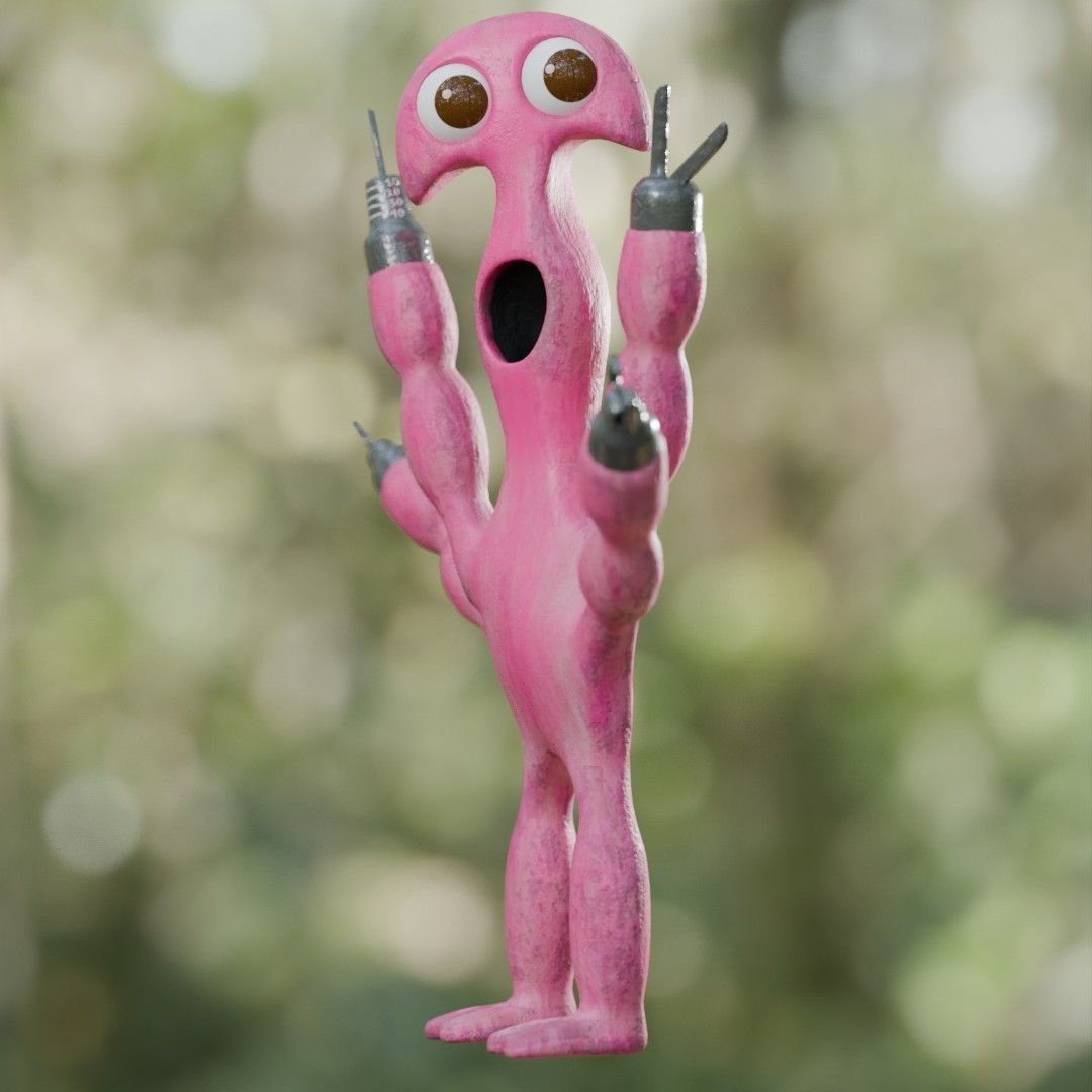 Syringeon - Garten of Banban 6 Low-poly 3D model_5