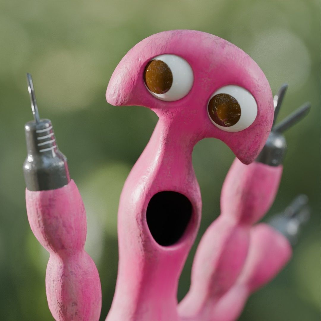 Syringeon - Garten of Banban 6 Low-poly 3D model_4