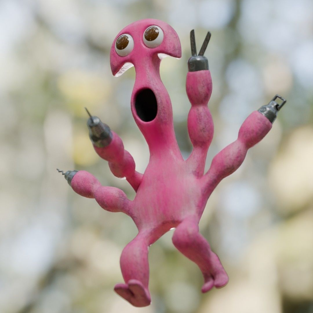 Syringeon - Garten of Banban 6 Low-poly 3D model_2