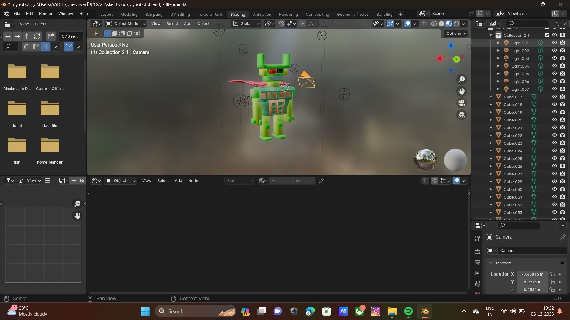 toy robot Low-poly 3D model_4